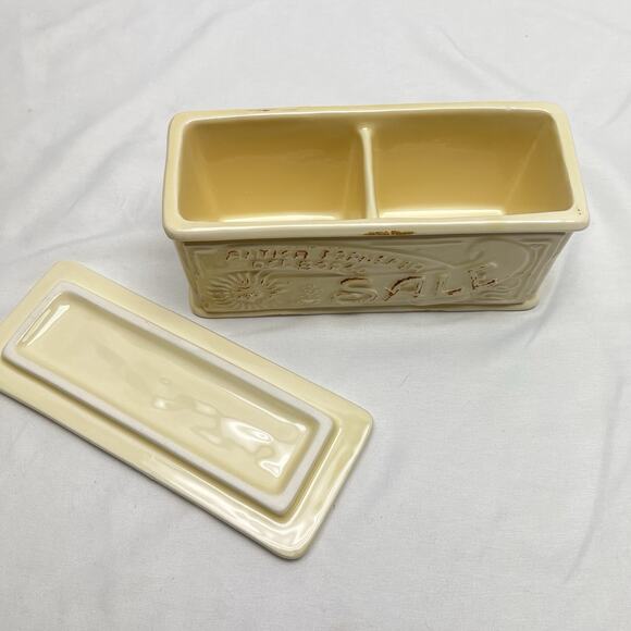 Sur La Table Ceramic Salt Box Spices Box Made in Italy The Art & Soul Of Cooking - Picture 4 of 11